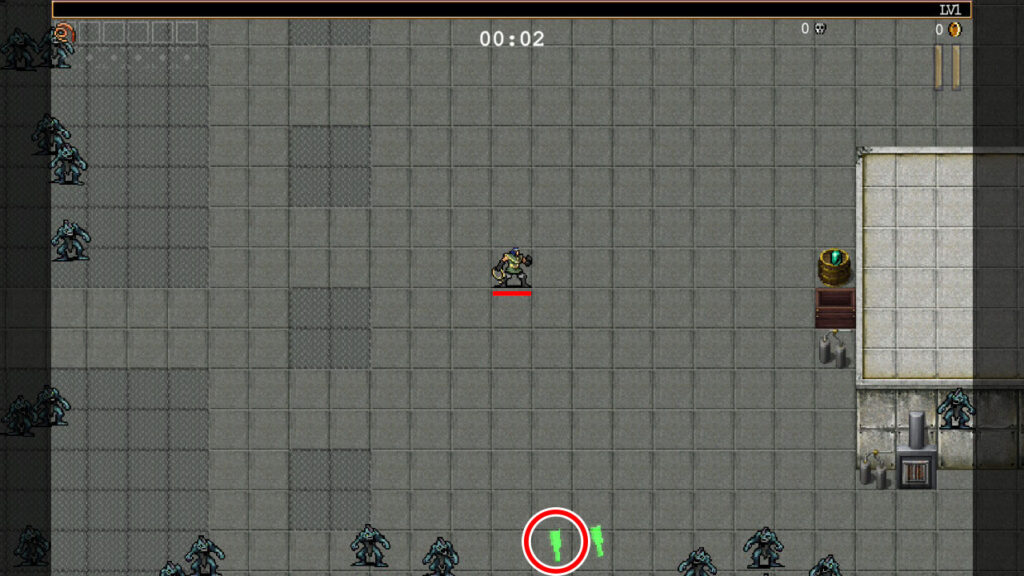 アルス・ゴーダの場所を示す緑の矢印