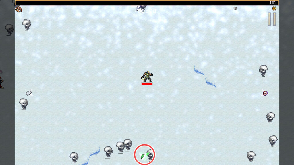 解毒薬の位置を指し示す緑の矢印